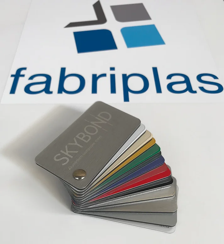 Fabriplas Aluminium Composite Swatches, Dibond Colours,