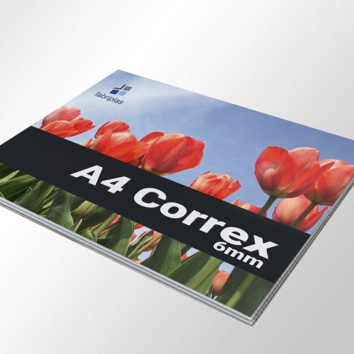 A4 Printed 6mm Correx Boards, 6mm Corrugated Sign Boards