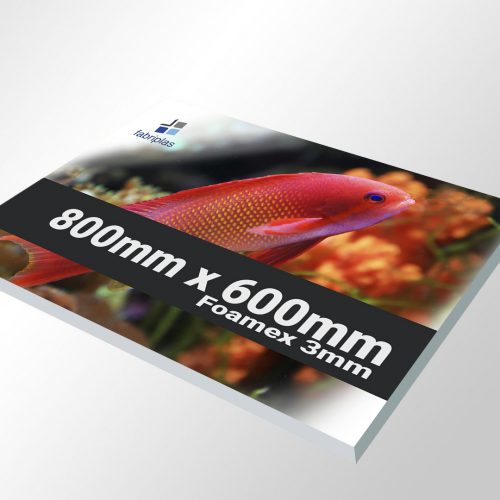 800mm x 600mm Printed Foamex Signs, Foam Pvc Signage