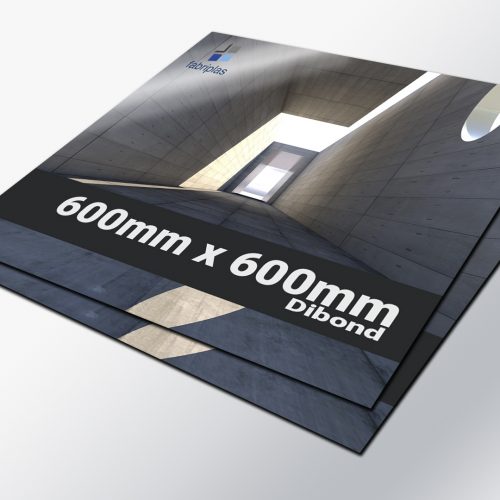 600mm x 600mm Printed aluminium composite signs, Dibond Signage