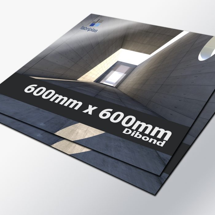 600mm x 600mm Printed aluminium composite signs, Dibond Signage