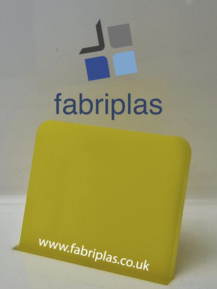 Perspex Yellow 260 Cast Acrylic, Yellow Plastic Sheeting